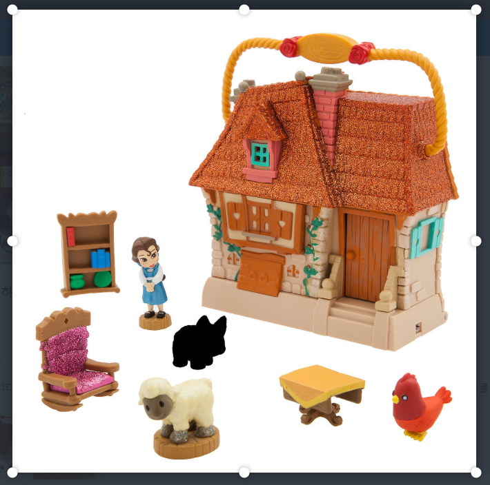 belle surprise feature playset